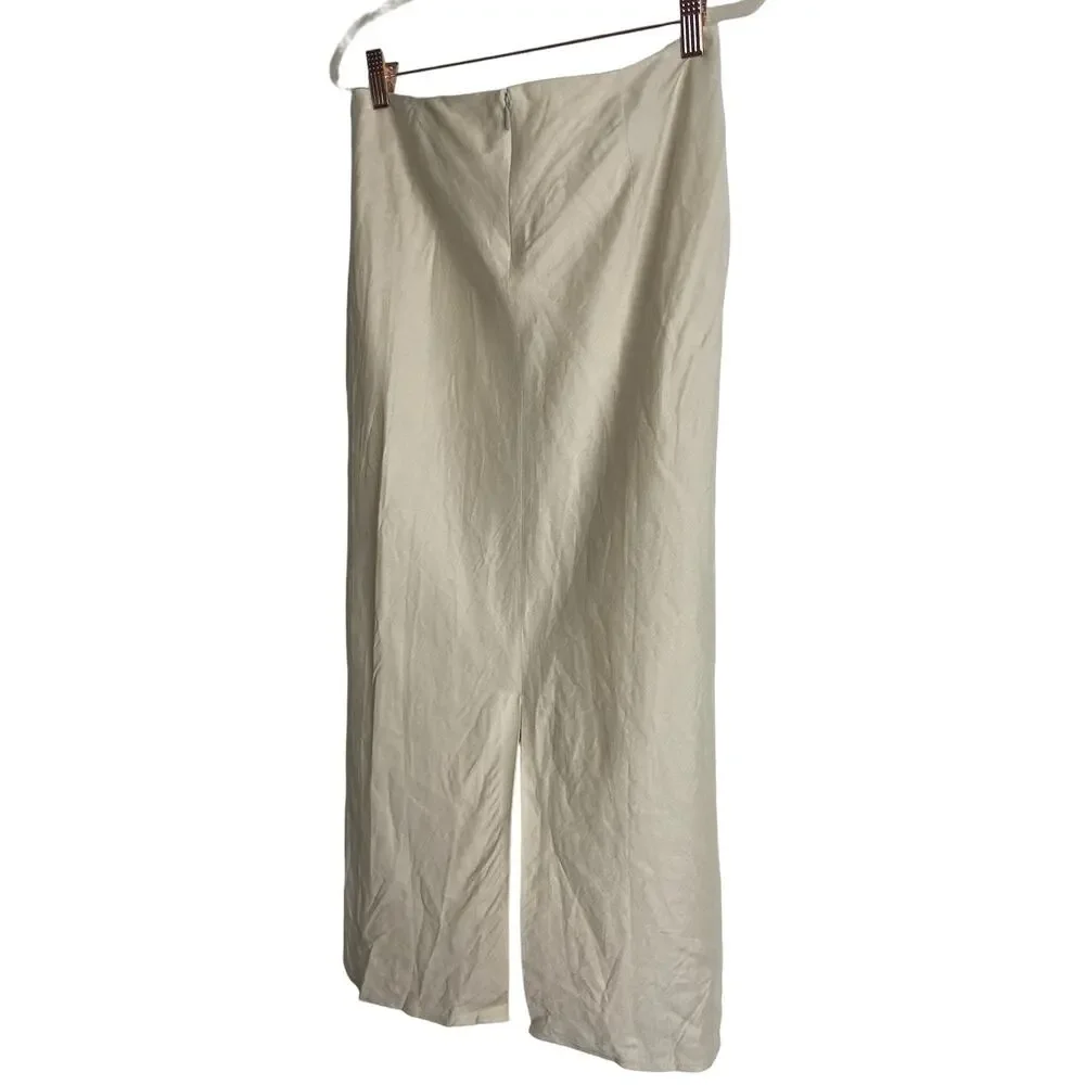 Song Of Style Noa Midi Skirt Linen Blend Lighweight Boho Party Cocktail Formal S